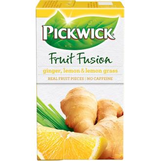 Чай травяной Pickwick Fruit Fusion имбирь-лемонграсс, пакетированный, 20 пак.